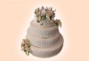 За Вашата сватба! Бутикова сватбена торта с АРТ декорация от Сладкарница Джорджо Джани - thumb 26