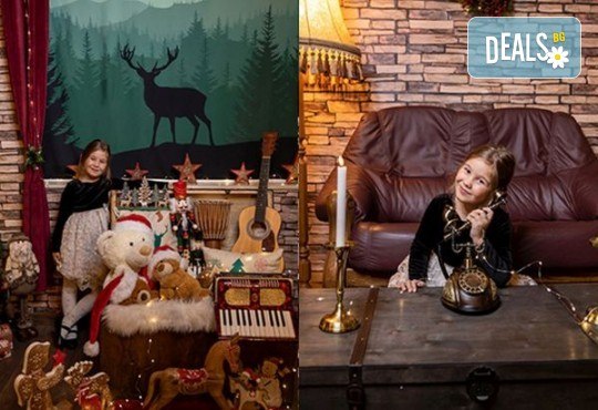 Запечатайте празничните мигове със семейството си! Професионална Коледна фотосесия в студио с 4 декора и 100 обработени кадъра от Chapkanov photography - Снимка 13