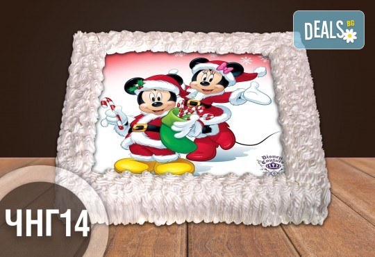 За Коледа и Нова година! Голяма торта 20, 25 или 30 парчета със снимка от Сладкарница Джорджо Джани - Снимка 13