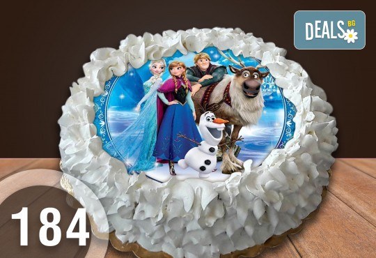 Торта Мики Маус, с друг приказен герой или със снимка на клиента: 8, 12, 16, 20, 25 или 30 парчета от Сладкарница Джорджо Джани - Снимка 37