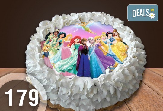 Торта Мики Маус, с друг приказен герой или със снимка на клиента: 8, 12, 16, 20, 25 или 30 парчета от Сладкарница Джорджо Джани - Снимка 32