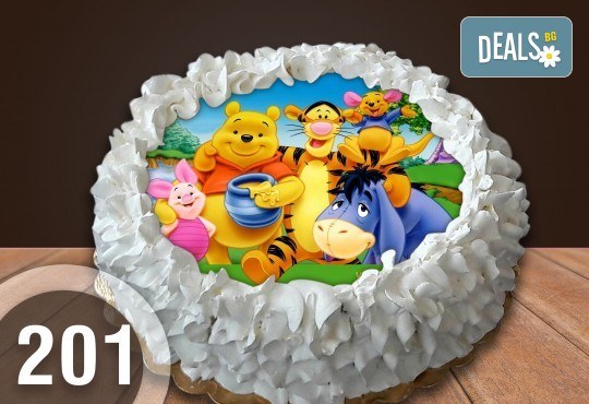 Торта Мики Маус, с друг приказен герой или със снимка на клиента: 8, 12, 16, 20, 25 или 30 парчета от Сладкарница Джорджо Джани - Снимка 22