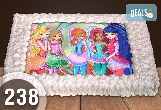 Торта Мики Маус, с друг приказен герой или със снимка на клиента: 8, 12, 16, 20, 25 или 30 парчета от Сладкарница Джорджо Джани - Снимка 33