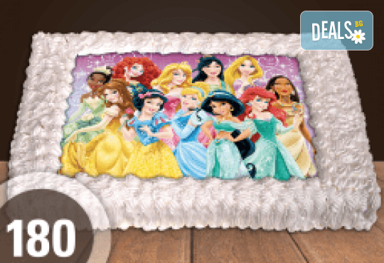 Торта Мики Маус, с друг приказен герой или със снимка на клиента: 8, 12, 16, 20, 25 или 30 парчета от Сладкарница Джорджо Джани - Снимка 31