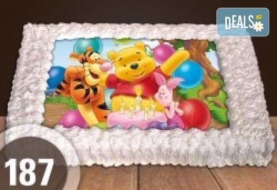 Торта Мики Маус, с друг приказен герой или със снимка на клиента: 8, 12, 16, 20, 25 или 30 парчета от Сладкарница Джорджо Джани - Снимка 62