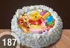 Детска торта с 8 парчета с крем и какаови блатове + детска снимка или снимка на клиента, от Сладкарница Джорджо Джани - thumb 11