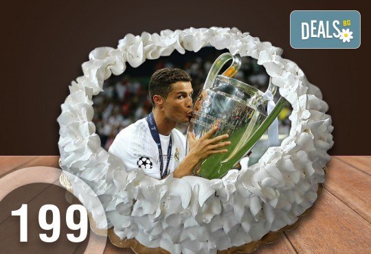 Детска торта с 8 парчета с крем и какаови блатове + детска снимка или снимка на клиента, от Сладкарница Джорджо Джани - Снимка 18