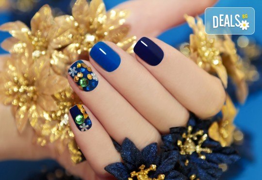 Маникюр с гел лак Gel.it или BlueSky, две декорации и сваляне в Студио Хармония - Снимка 3