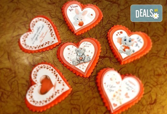 За Свети Валентин! Торта Шоколадово сърце с 8, 12 или 16 парчета от Сладкарница Джорджо Джани - Снимка 2