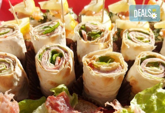 За Вашето събитие! Сет от 120, 170 или 240 солени и сладки хапки микс от H&D Catering - Снимка 1