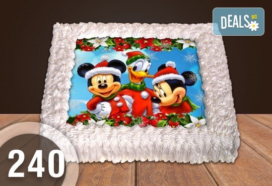 За най-малките! Голяма торта със снимка 20, 25 или 30 парчета за празника на Вашето дете с герой от филмче от Сладкарница Джорджо Джани - Снимка 58