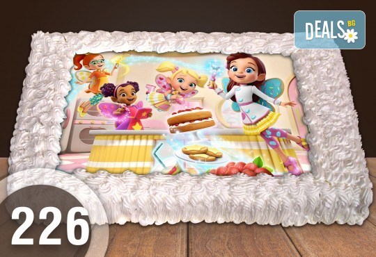 Голяма детска торта 20, 25 или 30 парчета със снимка на любим герой от Сладкарница Джорджо Джани - Снимка 31