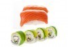 Насладете се на апетитен суши сет Кобе с 63 броя хапки със сьомга, филаделфия, ролца от раци и риба тон от Sushi King - thumb 2