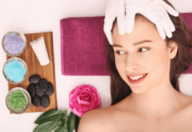 Анти - ейдж терапия на лице с еликсир от масло от какао и кокос, пилинг и почистваща маска в Dimitrova Beauty - Снимка