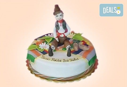 Голяма 3D Торта на традициите за почитателите на българския фолклор, 25 парчета от Сладкарница Джорджо Джани - Снимка 10