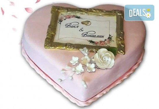 AMORE! Подарете Торта Сърце по дизайн на Сладкарница Джорджо Джани - Снимка 2