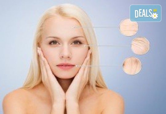 Анти ейдж процедура с дермапен, почистване на лицето, обработване с нано игли и хиалуронови серуми на отпуснатите зони, като се стимулира производството на колаген, в Makeup & Beauty Private Studio - Снимка 2