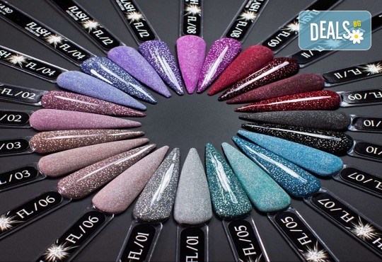 Дълготрайни и красиви цветове! Маникюр с гел лак, ноктопластика с гел изграждане или педикюр с гел лак в Артистик Студио - Снимка 1