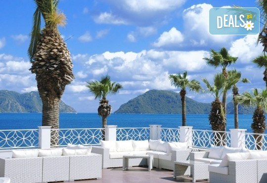 През Октомври Ultra All Inclusive на море в IDEAL PRIME BEACH, Мармарис, Турция! 7 нощувки, вечерна шоу програма, жива музика, анимация, безплатно за дете 11.99 г. и транспорт от Belprego Travel! - Снимка 3
