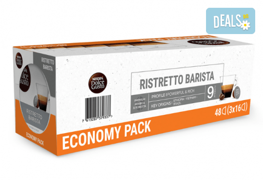 NESCAFE DOLCE GUSTO RISTRETTO BARISTA кафе капсули, 48бр - Снимка 4