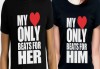 Любов за двама! Две тениски по дизайн на клиента или с готов дизайн от Creative beauty - thumb 3