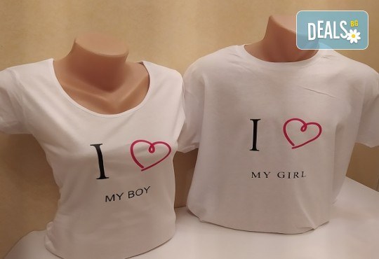 Любов за двама! Две тениски по дизайн на клиента или с готов дизайн от Creative beauty - Снимка 7