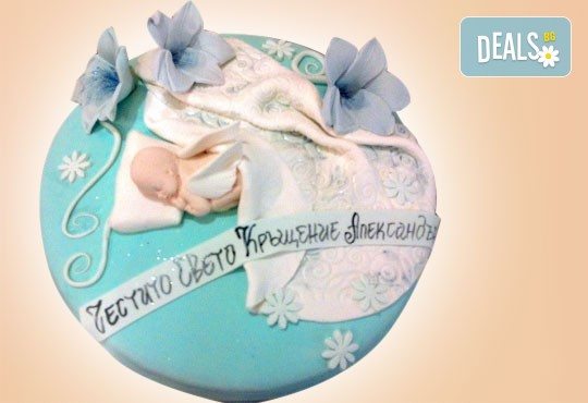 Честито бебе! Торта за изписване от родилния дом, за 1-ви рожден ден или за прощъпулник от Сладкарница Джорджо Джани - Снимка 25