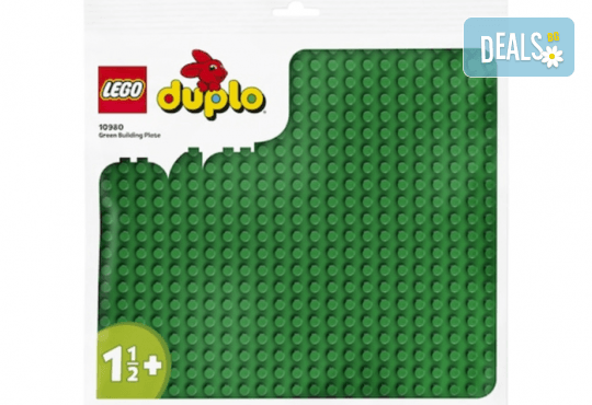 LEGO DUPLO Зелена строителна плочка 10980 - Снимка 1