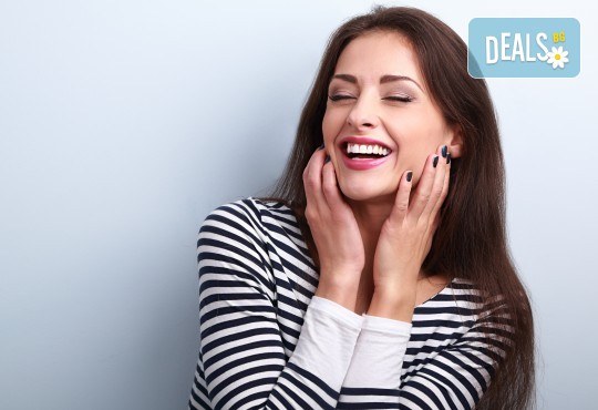 Фотополимерна пломба, преглед, план на лечение и почистване на зъбен камък в Дентален кабинет д-р Маринашева - Снимка 2