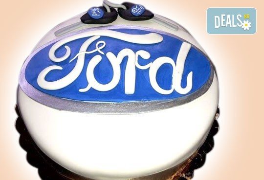 С Вашия бранд! Фирмена торта с лого и индивидуален дизайн от Сладкарница Джорджо Джани - Снимка 1