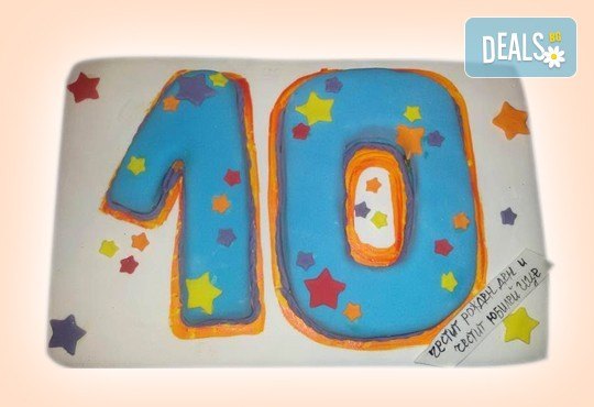 С цифри! Изкушаващо вкусна бутикова АРТ торта с цифри и размер по избор от Сладкарница Джорджо Джани - Снимка 2