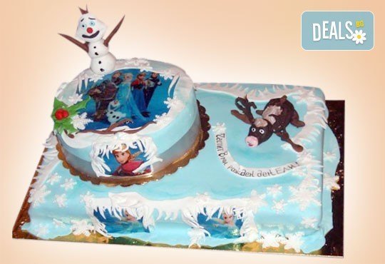 Смърфове, Миньони & Brawl stars! Голяма детска 3D торта 37 ПАРЧЕТА с фигурална ръчно изработена декорация от Сладкарница Джорджо Джани - Снимка 19