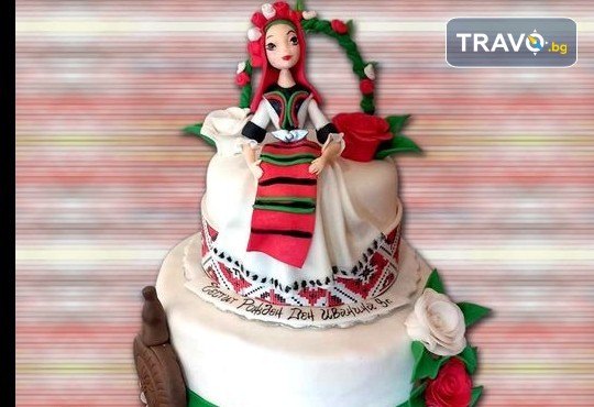 За Вашата сватба! Бутикова сватбена торта с АРТ декорация от Сладкарница Джорджо Джани - Снимка 23
