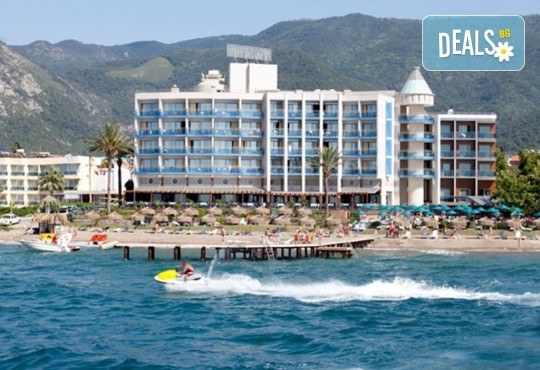 Ultra All Inclusive морска ваканция в хотел Faustina Hotel & Spa 4*, Гюзелчамлъ! 7 нощувки, безплатно за дете до 6.99 г от Голдън Вояджес, със собствен транспорт - Снимка 1