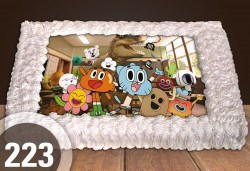 Голяма детска торта 20, 25 или 30 парчета със снимка на любим герой от Сладкарница Джорджо Джани - Снимка