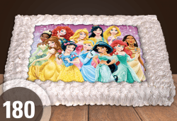 Голяма детска торта 20, 25 или 30 парчета със снимка на любим герой от Сладкарница Джорджо Джани - Снимка