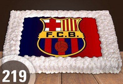 За феновете на спорта! Торта със снимка за почитателите на футбола или други спортове от Сладкарница Джорджо Джани