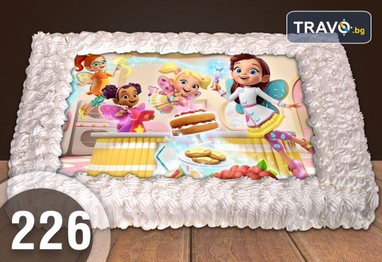 Експресна торта от днес за днес! Голяма детска торта 20, 25 или 30 парчета със снимка на любим герой от Сладкарница Джорджо Джани - Снимка 12