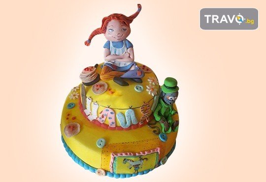Смърфове, Миньони & Brawl stars! Голяма детска 3D торта 37 ПАРЧЕТА с фигурална ръчно изработена декорация от Сладкарница Джорджо Джани - Снимка 4