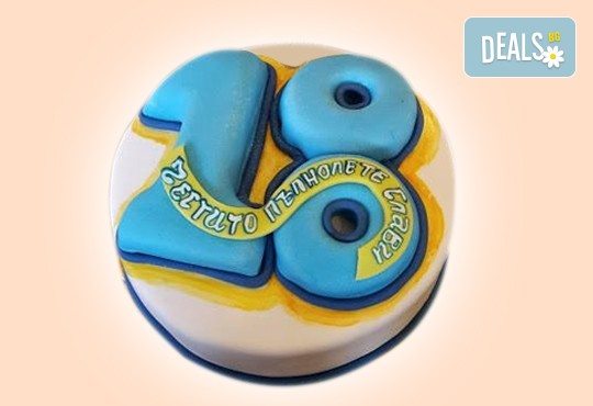 С цифри! Изкушаващо вкусна бутикова АРТ торта с цифри и размер по избор от Сладкарница Джорджо Джани - Снимка 24