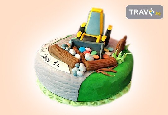 За момчета! Детска 3D торта за момчета с коли и герои от филмчета с ръчно моделирана декорация от Сладкарница Джорджо Джани - Снимка 67