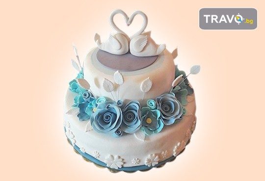 Торта с цветя! Празнична 3D торта с пъстри цветя, дизайн на Сладкарница Джорджо Джани - Снимка 31