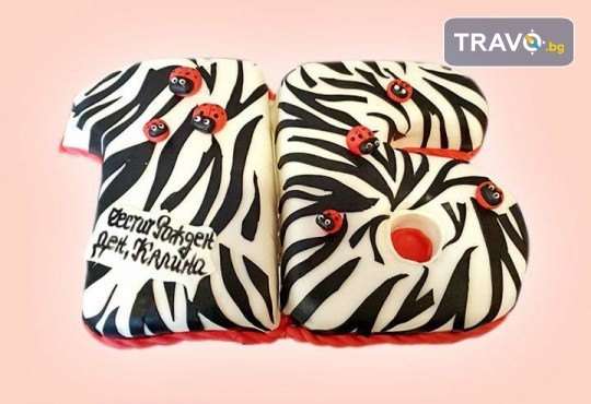 Торта с цветя! Празнична 3D торта с пъстри цветя, дизайн на Сладкарница Джорджо Джани - Снимка 13