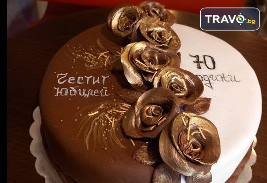 Торта с цветя! Празнична 3D торта с пъстри цветя, дизайн на Сладкарница Джорджо Джани - Снимка 4