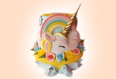 Торта за принцеси! Торти за момичета с 3D дизайн с еднорог или друг приказен герой от сладкарница Джорджо Джани - Снимка