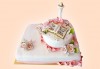 За кръщене! Красива тортa за Кръщенe с надпис Честито свето кръщене, кръстче, Библия и свещ от Сладкарница Джорджо Джани - thumb 4
