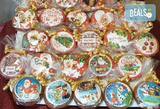 За парти! Весели меденки, меденки с късмети, еротични, забавни, коледни мотиви, 7, 8 или 12 бр. от Сладкарница Джорджо Джани - Снимка 1