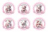 Меденки за бебешка погача! 12 или 24 бр. персонализирани меденки с надпис, име и пожелание, индивидуално опаковани от Сладкарница Джорджо Джани - thumb 21