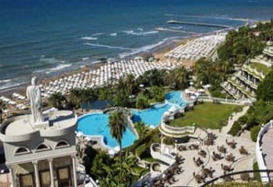 Ранни записвания за почивка в „Sunrise Queen Luxury Resort & SPA“ 5*, Сиде, Анталия - Средиземноморската перла! 7 нощувки на база Ultra All Inclusive и транспор от Голдън Вояджес - Снимка