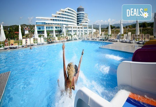 Ранни записвания ULTRA ALL INCLUSIVE ваканция на море в Raymar Resort & Aqua 5*, Сиде, Анталия! 10 дни/ 7 нощувки, безплатно за дете до 12.99 г. и транспорт от Belprego Travel - Снимка 1